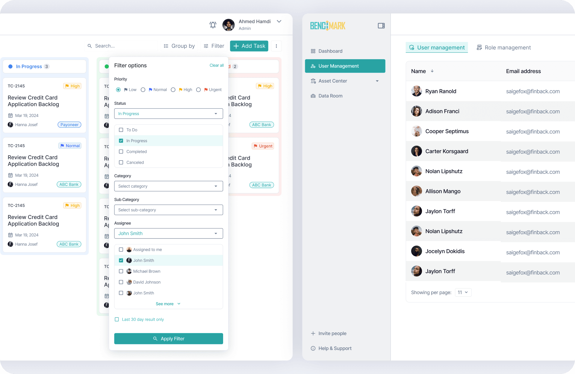 Web apps — sample work